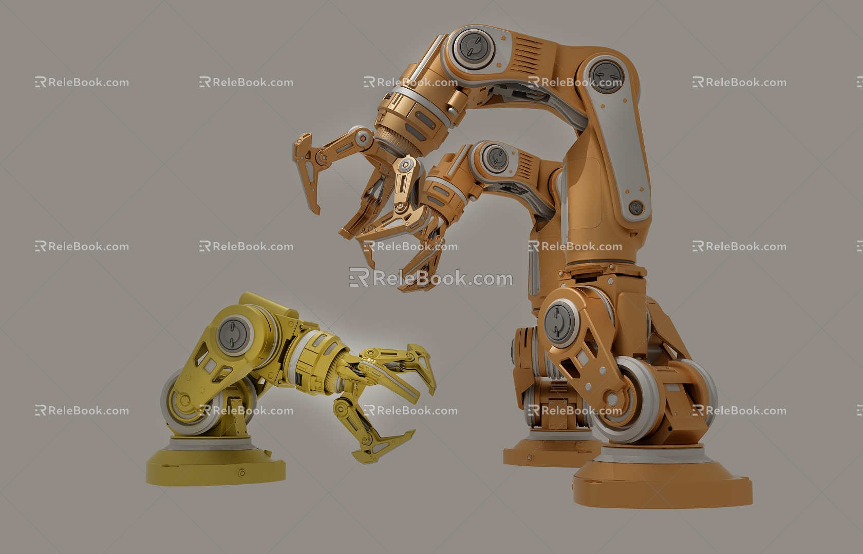 Robot manipulator digital engineering intelligent factory grab production workshop production line 3d model