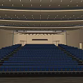 Modern Conference Hall Multi-function Hall Report Hall 3d model