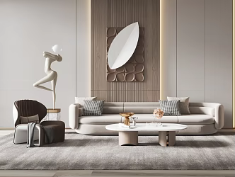 Modern Sofa Coffee Table Combination Sofa Coffee Table 3d model