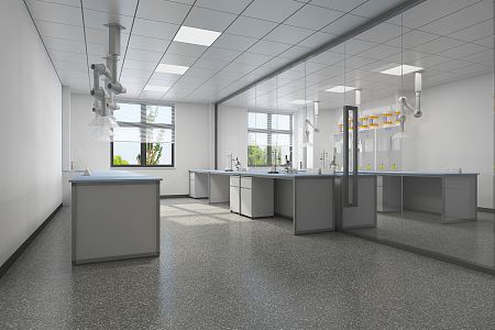 Modern Laboratory 3d model