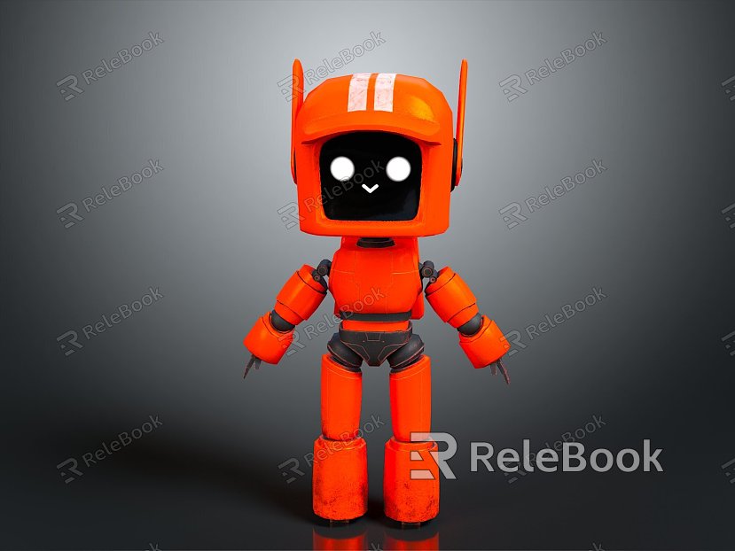 Modern Robot Robot Assistant Small Robot Robot Butler model