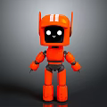 Modern Robot Assistant Small Robot Butler 3d model