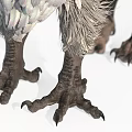 Mythical Bird With Crested Head Detailed Plumage And Elongated Feathery Wings