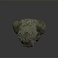 Realistic Prehistoric Ape Character Bust Sculpture For Game Movies