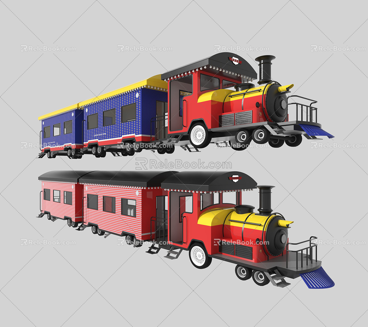 Modern Train 3d model