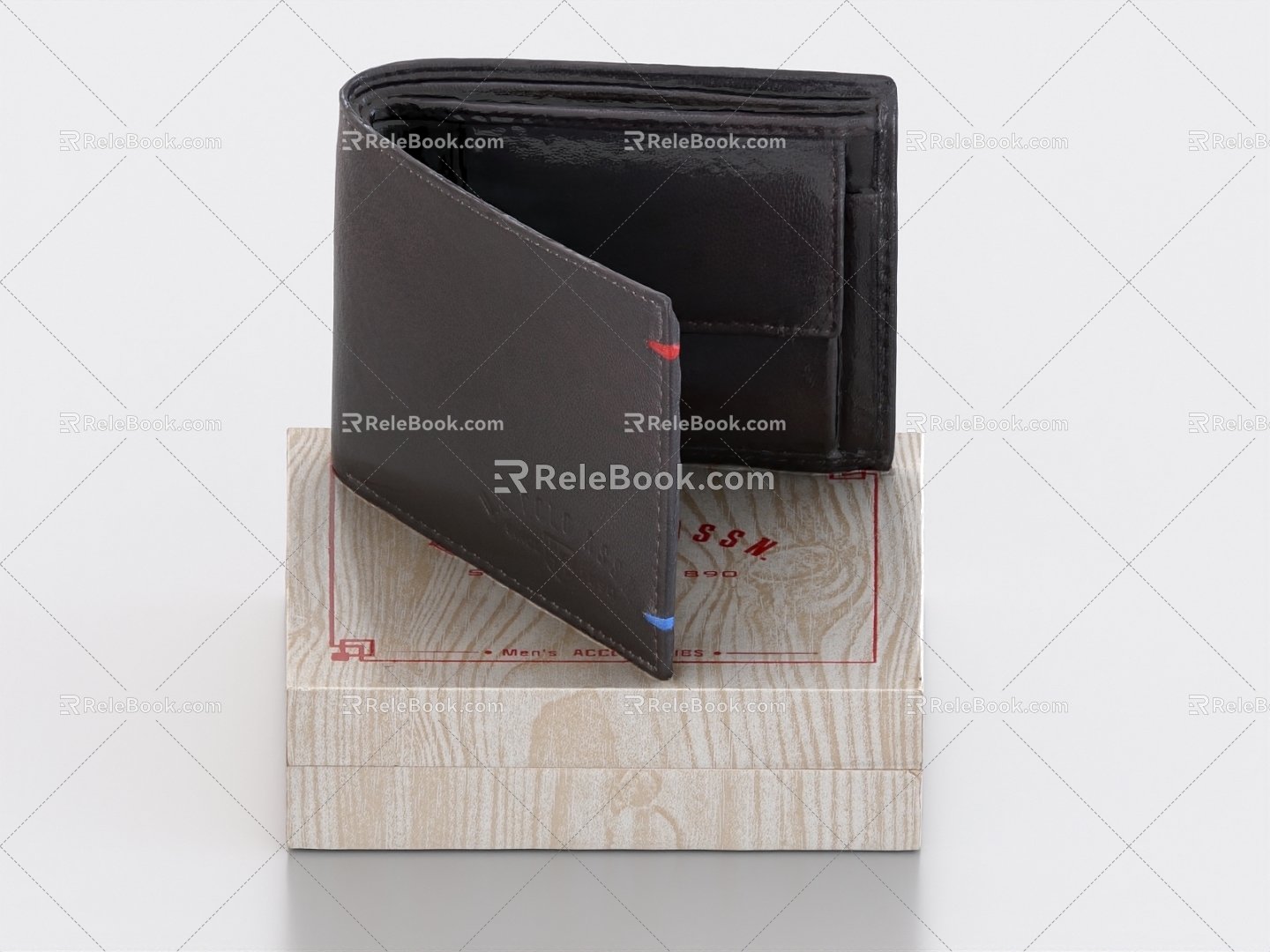 Wallet Wallet Wallet Bag File Bag Folder Card Bag 3d model