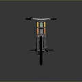 Modern Mountain Bike With Suspension Fork Large Tires And Aluminum Frame Design