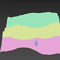Detailed Landscape Garden Natural Mountain Terrain With Rocky Textured Surface