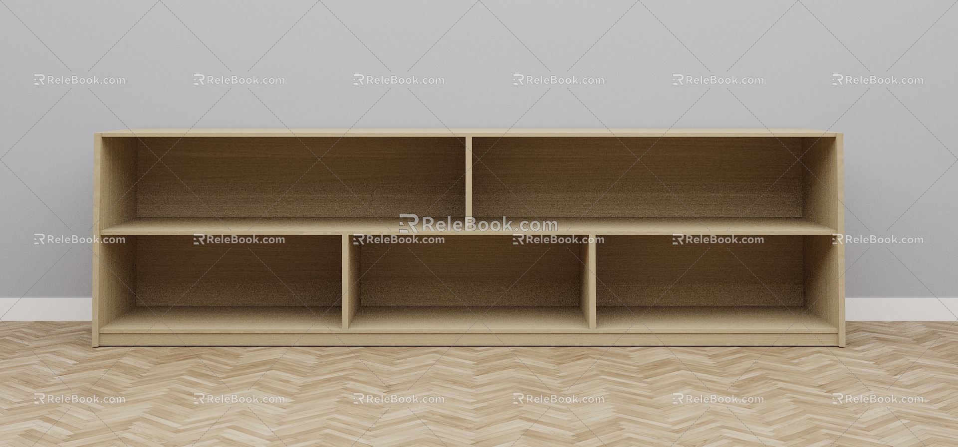 Bookcase Cabinet Low Cabinet Floor Cabinet 3d model