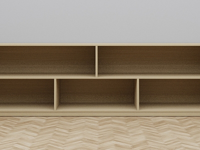 Bookcase Cabinet Low Cabinet Floor Cabinet 3d model