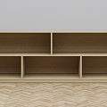 Bookcase Cabinet Low Cabinet Floor Cabinet 3d model