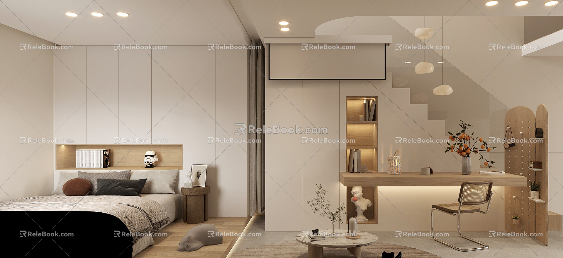 Single Apartment Modern Apartment 3d model