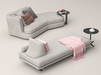 chaise longue 3d model