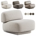 Modern Leisure Accent Chair With Soft Fabric And Multiple Color Options