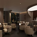 Modern Luxury Sales Office Interior Design With Comfortable Lounge Seats And Marble Reception Counter