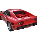 Red Ferrari Sports Car With Sleek Exterior Design And Alloy Wheels