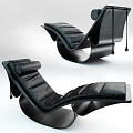 Modern Leisure Recliner Modern Chair Recliner Leisure Chair Sofa Chair Pillow Home Furniture Fashion Simple 3d model