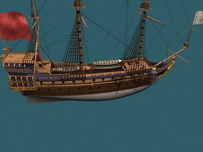 Sailboat 3d model