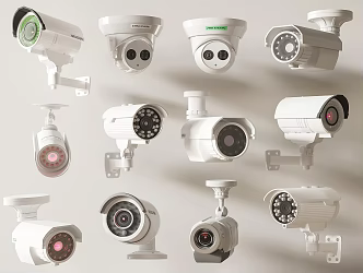 Surveillance camera 3d model