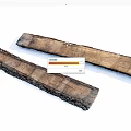 Stone And Wood Decorative Pieces With Natural Rustic Texture And Finish