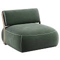 Modern Multiplayer Corner Sofa 3d model