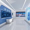 Smart Technology Enterprise Exhibition Hall 3d model