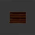 Wooden Staircase With Brown Handrail And White Baluster Decoration On Dark Steps