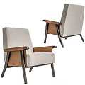 Modern single sofa 3d model
