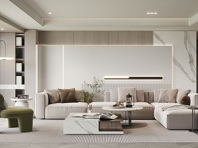 modern living room model