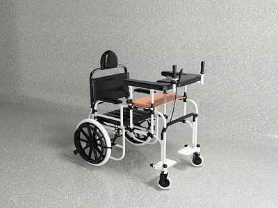 Lightweight Multifunctional Wheelchair With Walking Aid Design For Disabled And Elderly Daily Mobility Support 3d model
