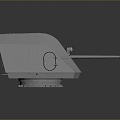 laser tower turret turntable sci-fi tower defense game tower defense sci-fi turret game turret game turret 3d model