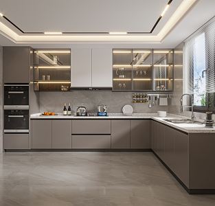 Modern Kitchen 3d model