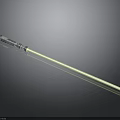 Modern Lightsaber 3D Render With Green Illuminated Blade And Detailed Hilt