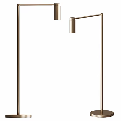 Modern Minimalist Floor Lamp With Sleek Metal Design 3d model