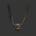 Modern Eagle Griffin 3d model