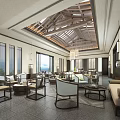 New Chinese Reception Room Reception Room 3d model