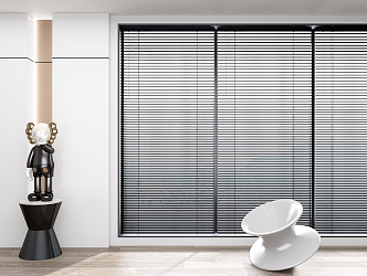 Modern venetian blinds 3d model