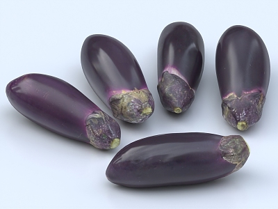 Eggplant Vegetable Food 3d model