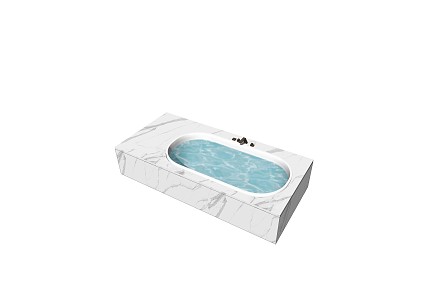 Modern Bathtub 3d model