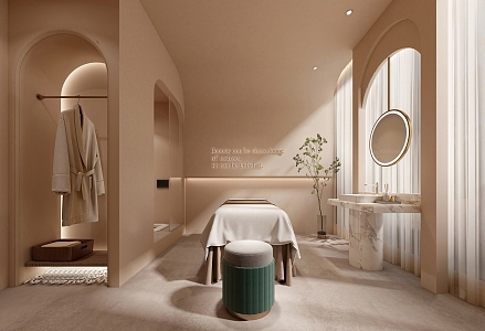 Quiet SPA Beauty Salon Room 3d model