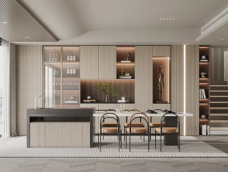 Modern Restaurant 3d model
