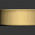 Golden Metal Food Can With Pull Tab Design And Reflective Surface