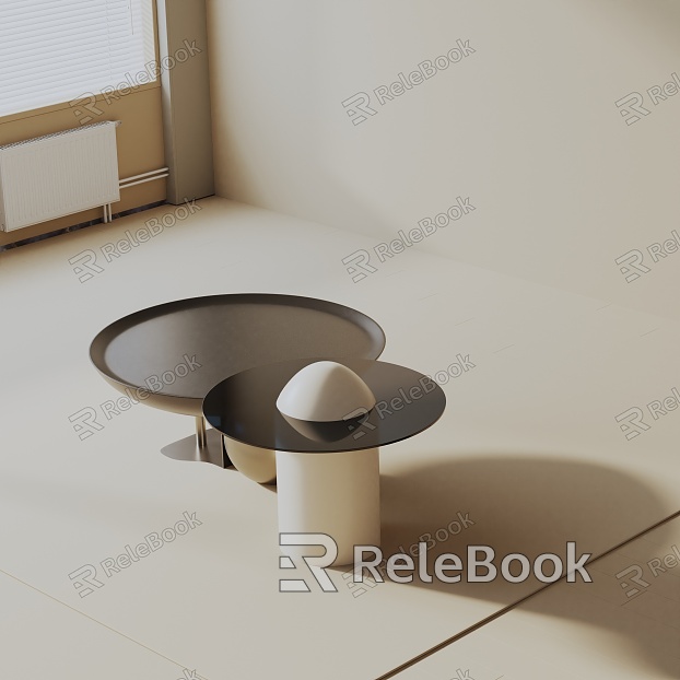 Modern coffee table model