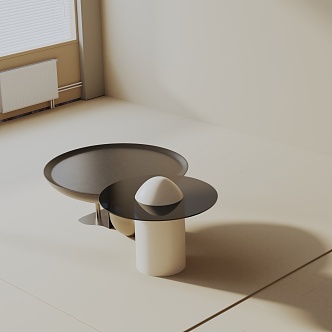 Modern coffee table 3d model