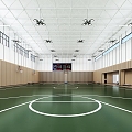 Modern Basketball Gymnasium Indoor Basketball Gymnasium Sports Center Basketball Gymnasium Sports Hall 3d model