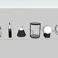 Modern table lamp 3d model