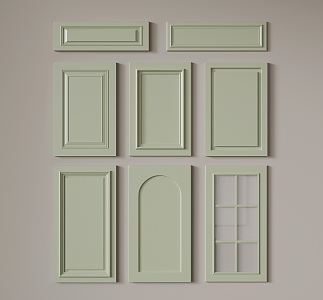 Modern cabinet door 3d model