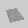 Geometric Floor Tile Components With Black White Gray Diamond Pattern Design 3d model