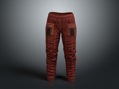 Pants Trousers Men's Pants Women's Pants Clothes Realistic 3d model