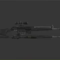 High Quality Tactical Rifle With Scope Magazine Adjustable Stock And Long Barrel